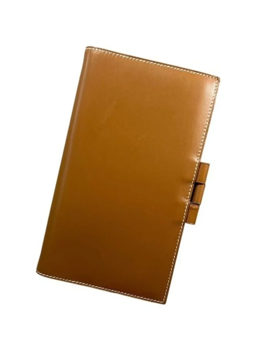 Hermes Notebook Cover Agenda PM Box Calf Camel Brown